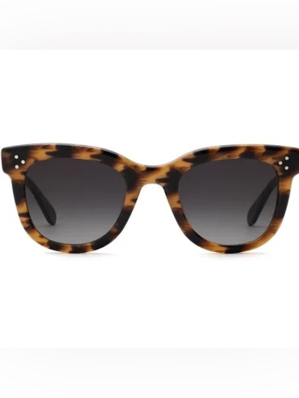 KREWE Julia Tortoise Cat Eye Sunglasses Handmade Italy 51□23